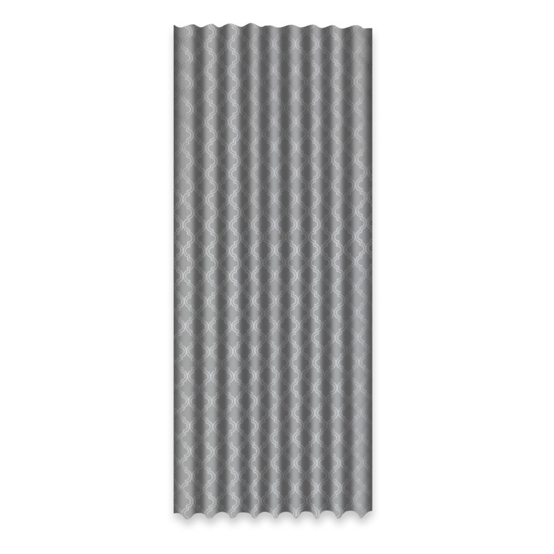 Zasłona z taśmą zaciemni CLOVER CHIC 140x270 szary